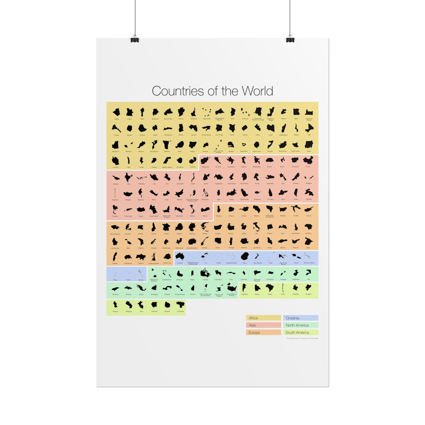 Global Equilibrium: A Reimagined World Map for Learning & Discovery (Poster)