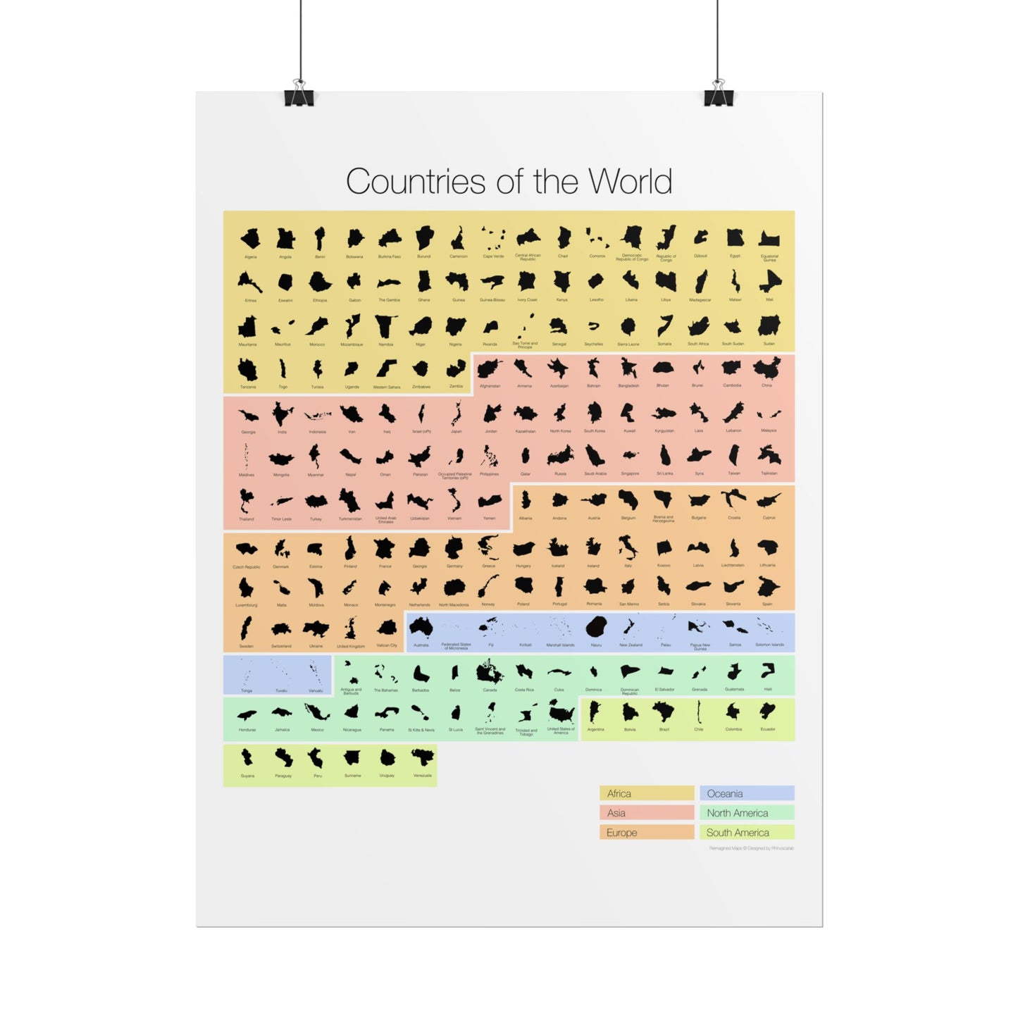 Global Equilibrium: A Reimagined World Map for Learning & Discovery (Poster)