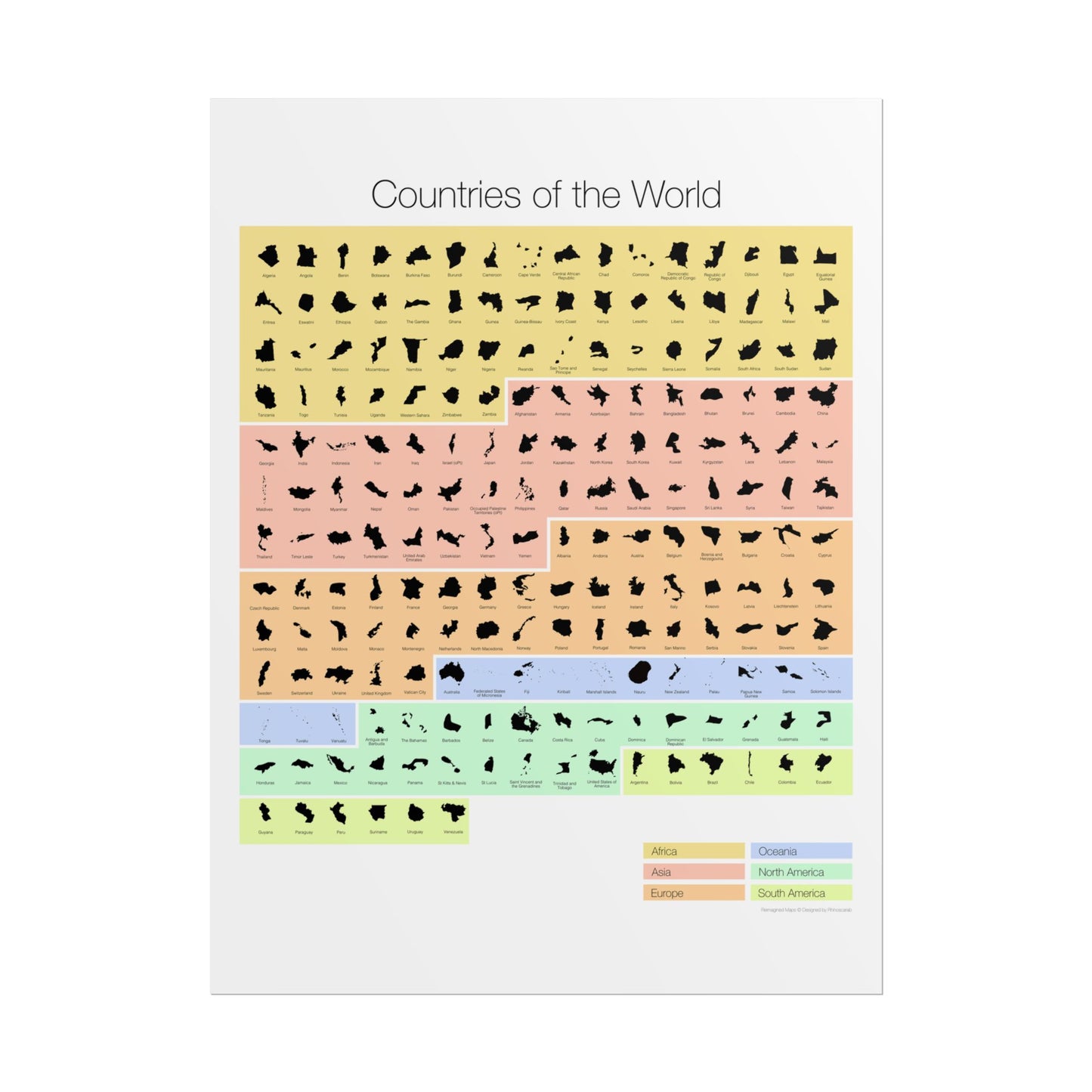 Global Equilibrium: A Reimagined World Map for Learning & Discovery (Poster)