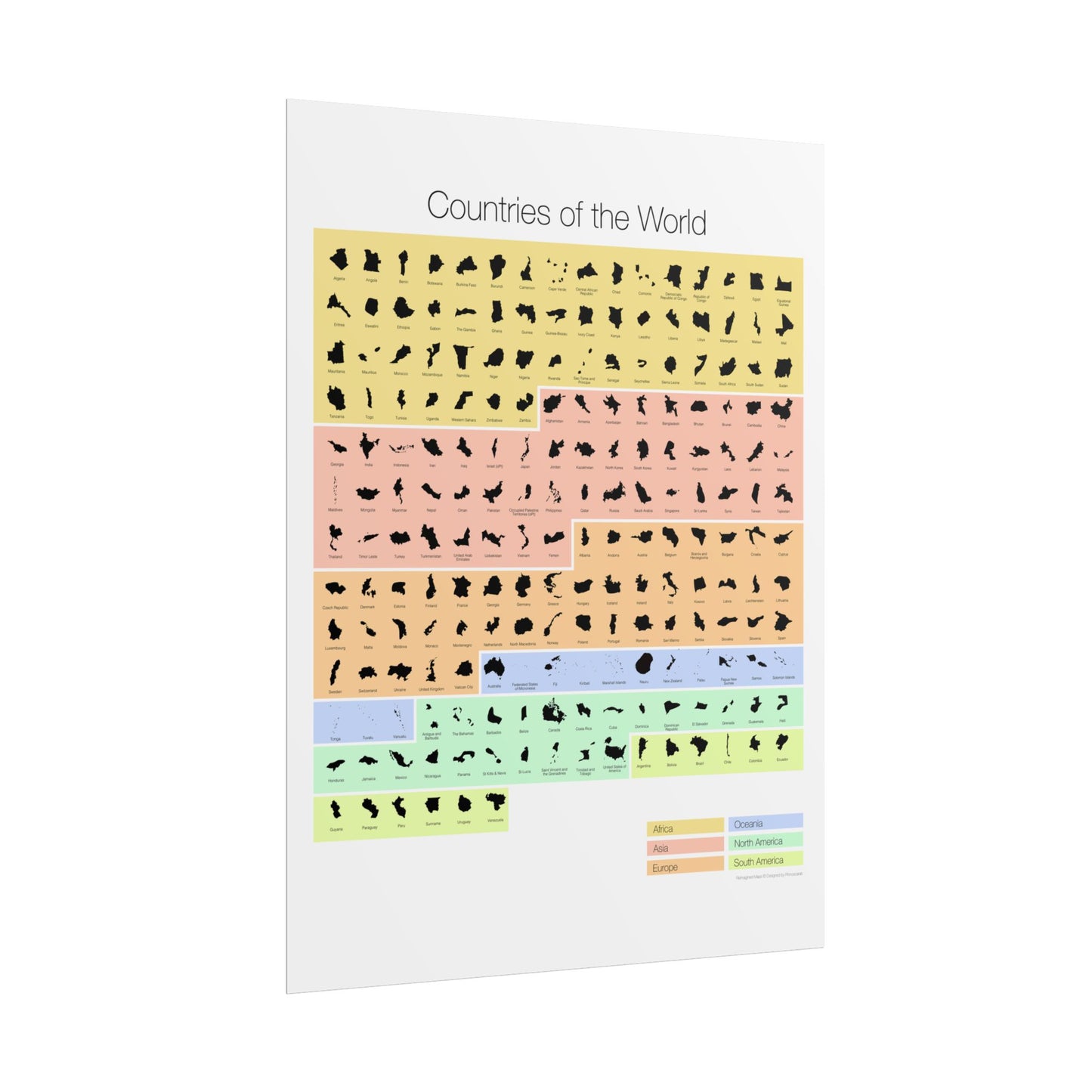 Global Equilibrium: A Reimagined World Map for Learning & Discovery (Poster)