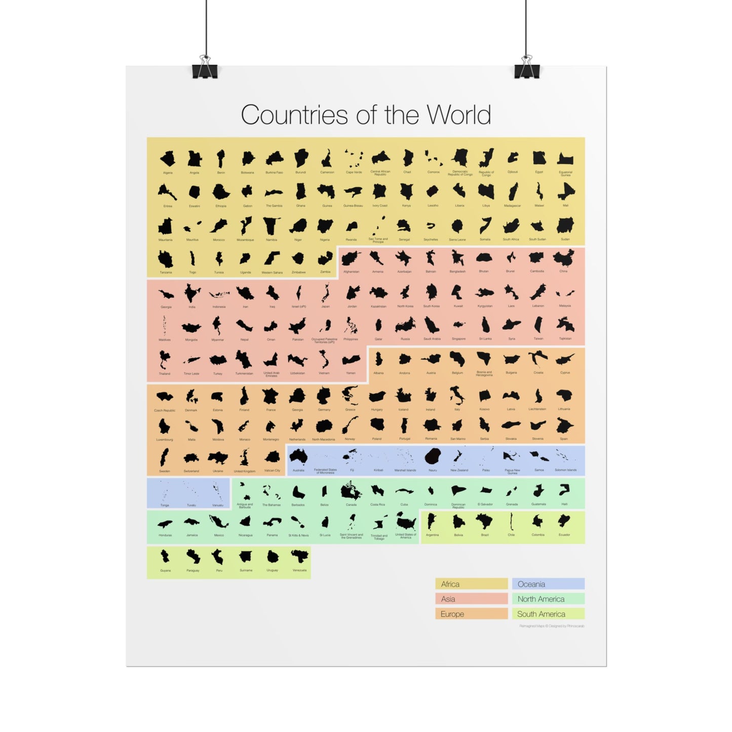 Global Equilibrium: A Reimagined World Map for Learning & Discovery (Poster)