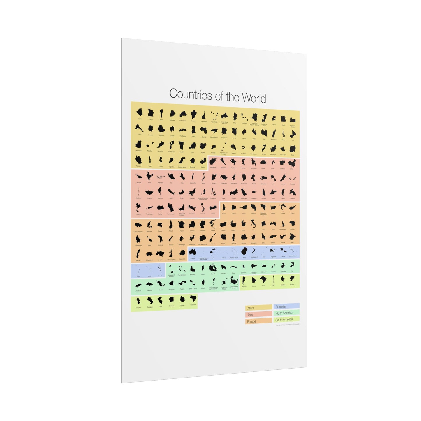 Global Equilibrium: A Reimagined World Map for Learning & Discovery (Poster)