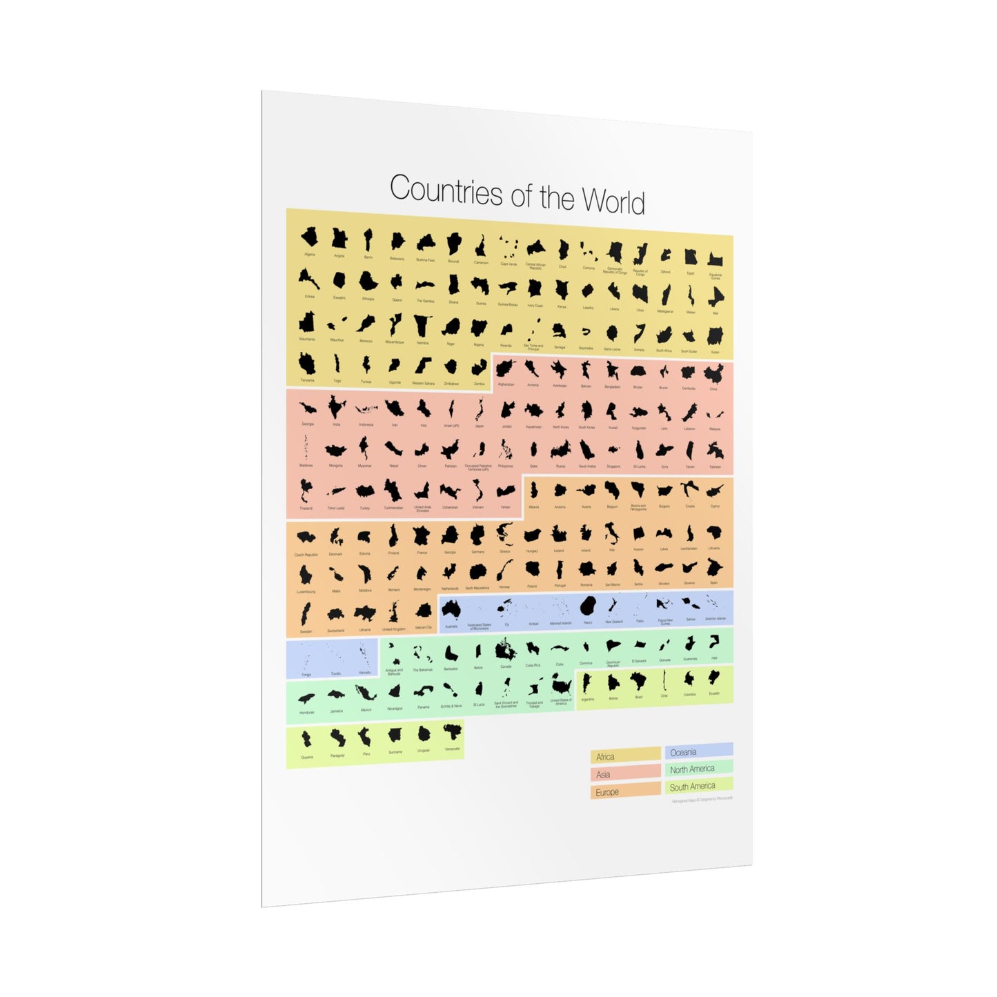 Global Equilibrium: A Reimagined World Map for Learning & Discovery (Poster)