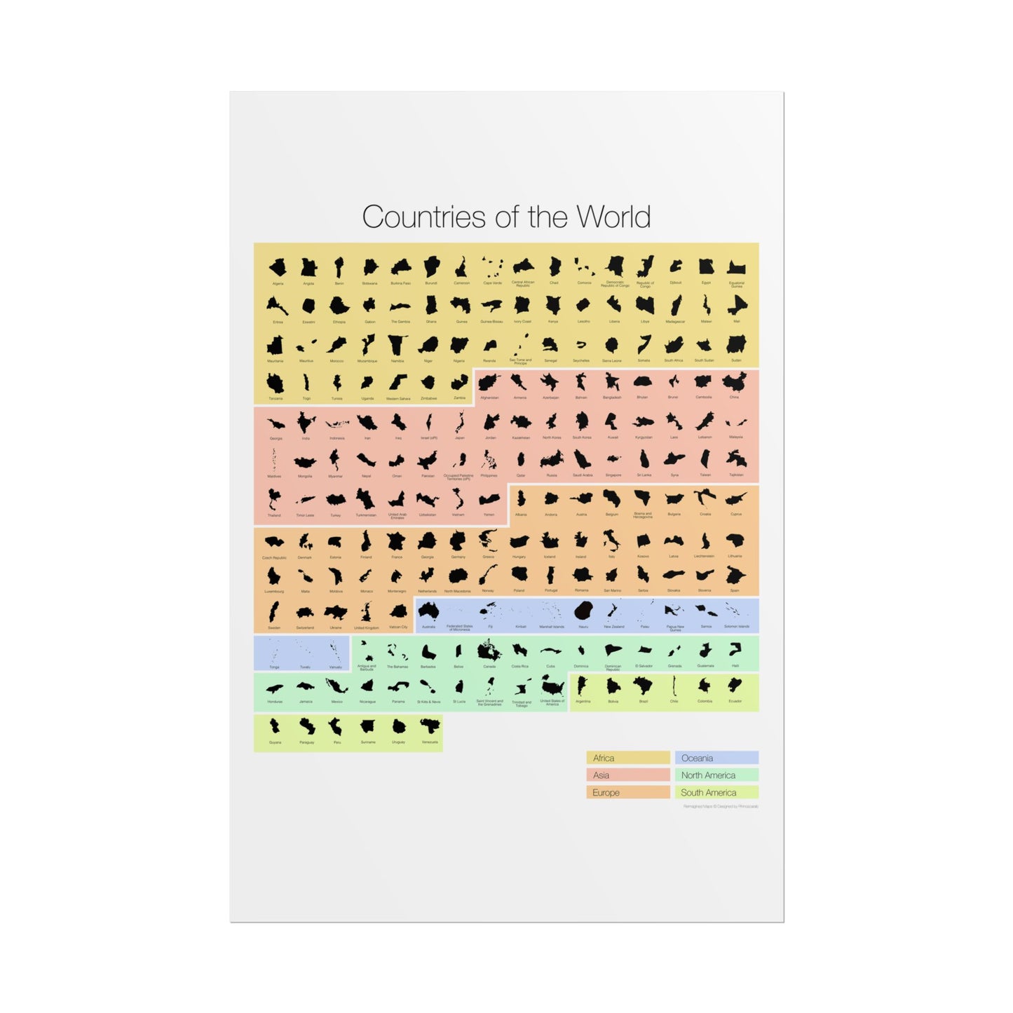 Global Equilibrium: A Reimagined World Map for Learning & Discovery (Poster)